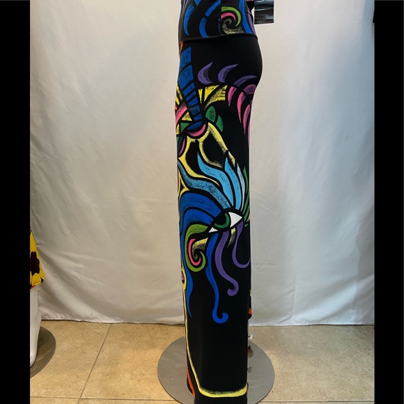 EVA VARRO, HIGH ELASTIC WAIST STRAIGHT PANTS-ARCHIE - Picture 2 of 3